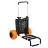 Cart Dolly w/ 12" Wheels for Sandy ground, 29.9" x 15.4" Cargo Deck