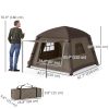 1-2 Person Inflatable Tent with Doors, with Hand Pump and carry bag