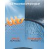Pop up Shower Tent with Ground Stakes, Ropes, and Carry Bag, 190T Polyester with Silver Coating