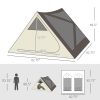 2-3 Person Easy Setup Tent w/Ventilation Windows, Travel Bag