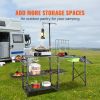 Folding Portable Kitchen Cook Station with carry bag