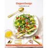 100-Piece Gold Silverware Set
