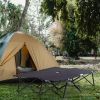 2 Person 50" Extra Wide Portable Sleeping Cot with Carry Bag