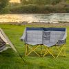 Oversized Double Camping Chair, with Carry Bag & Cup Holders