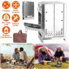 Portable Backpacking Stove with Handle, incl. Carry Bag