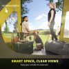 3-4 Person Easy Set Up Waterproof Dome Tent with Porch, Sewn-in Groundsheet