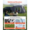 Large SUV Tent for 5–9 People, 10.6 x 8 FT All-Season with Ventilated Door & Mesh Windows