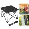 Camping Picnic Portable Foldable Table with Cup Holder