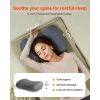 Inflatable Camping Pillow, 5-Inch Thickened Travel Pillow, with Washable Cover and Storage Bag