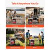 2-Tier Folding Camping Kitchen Table with Zippered Bag