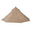 Canvas Tipi-style Hot Tent, 2-Person with Stove Jack