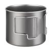 Portable Cup with Foldable Handle
