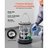 9000 BTU Portable Kerosene Heater & Stove with Adjustable Height & Flame - Easy Storage