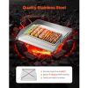Stainless Steel Griddle, 18x16 inch Universal Flat Top