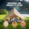 Canvas Bell Tent, 4-Seasons, 6 m/19.68 ft with Stove Jack - 10 Person