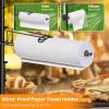 Vertical Hook-up Griddle Caddy - With Paper Towel Holder, Hook, Baskets