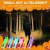 6-Pack Mini LED Flashlights, Glow in the Dark