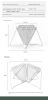 Stainless steel folding coffee filter funnel