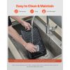 Reversible Grill/Griddle, 14x8.5 inch Pre-Seasoned Cast Iron Griddle with Handle