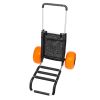 Cart Dolly w/ 12" Wheels for Sandy ground, 29.9" x 15.4" Cargo Deck