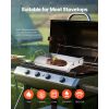 Stainless Steel Griddle, 18x16 inch Universal Flat Top