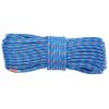10.2mm Dynamic Climbing Rope, 50M(164ft) Outdoor Rock Climbing Rope 25KN Breaking Tension, Stretchable Fiber Rope with Steel Snap Hooks for Escape