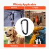 10 PCS Black Carabiner 3.07" Aluminum Alloy D Ring