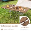 Folding Camping Table with Carry Handles
