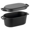 Enameled 3.5 Quart Cast Iron Dutch Oven with Lid and Dual Handles