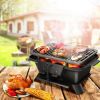 Heavy Duty Cast Iron Tabletop BBQ Grill