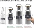 Water Bottle - 500 ml Eco Non-Insulated Stainless Steel BPA-Free
