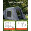 Large SUV Tent for 5–9 People, 10.6 x 8 FT All-Season with Ventilated Door & Mesh Windows