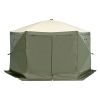 Pop-Up 6-sided Screen Tent with 6 Removable Privacy Wind Cloths & Mesh Windows