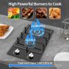 2 Burner Propane Cooktop, 12 inch, with Thermocouple Protection