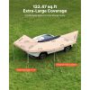 270 Degree Car Side Awning, 133 sq.ft Driver Side Vehicle Awning, Waterproof UV50+ with Carry Bag