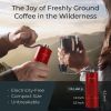 Stainless Steel Conical Burr Manual Coffee Grinder with Adjustable Setting