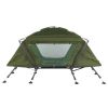 Collapsible Camping Tent with An Integrated Cot 84.6*34.5*49.2in