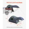 Pickup Truck Tent, Fits 5.0-5.2 ft, Waterproof PU2000 mm 2-3 Person