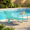 Tanning Chair with Face Hole, 5-Level Adjustable, with Pillow