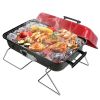 Portable Tabletop BBQ Grill with Lid
