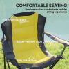 2 Pack High Back Padded Folding Chairs w/ Cup Holder