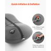 Inflatable Camping Pillow, 5-Inch Thickened Travel Pillow, with Washable Cover and Storage Bag