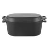 Enameled 3.5 Quart Cast Iron Dutch Oven with Lid and Dual Handles