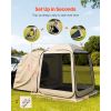 6 x 6 ft, 4-6 Person Pop Up Screen House Tent with Carry Bag