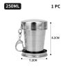 Stainless Steel Telescopic Folding Cup  75ml/150ml/250ml
