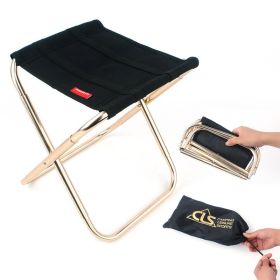 Outdoor folding aluminum chair (select: Outdoor folding chairs-black)
