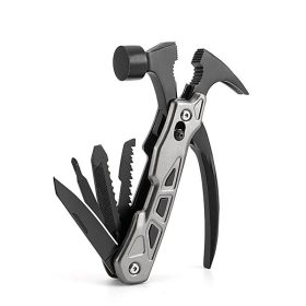 Multitool Survival Life-saving Hammer Escape Tool (Color: Gray)
