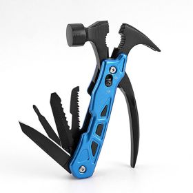 Multitool Survival Life-saving Hammer Escape Tool (Color: Blue)