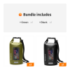 Waterproof Dry Bag 10L/20L/30L; Clear Phone Case; Roll Top Lightweight Floating Backpack Dry Sack; Keeps Gear Dry