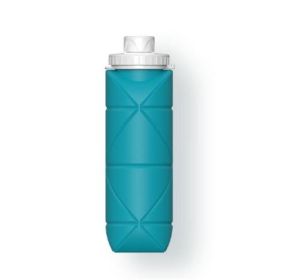 Mini Telescopic Silicone Cup (Color: Blue)